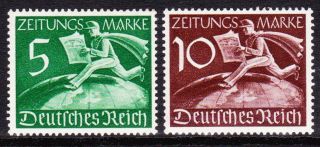 Germany Deutsches Reich 1939 Mi.  Nr.  Z738 - Z739 Newspaper Stamps Mnh