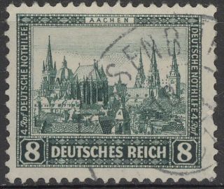 Stamp Germany Reich Mi 450 Sc B34 1930 Aachen Cathedral City Hall Building