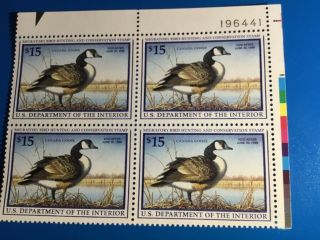 1998 Canada Goose Duck Stamps Set Of 4