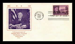 Dr Jim Stamps Us White House Franklin D Roosevelt Fdc Cover Scott 932 Grandy