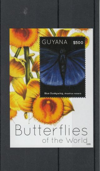 Guyana 2012 Mnh Butterflies Of World 1v Sheet I Blue Duskywing