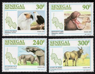 Senegal 1997 Complete Set Of Stamps Mi 1485 - 1488 Mnh