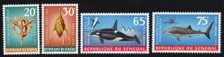 Senegal 1973 Complete Set Of Stamps Mi 526 - 529 Mnh Cv=17€