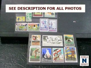 Noblespirit (gc4) Early Scouts Poster Stamps Cinderella Selection