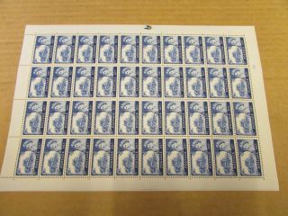 1967 Full Sheet - Castles - 10/ - Blue - Sg 761 - - Plate 2a