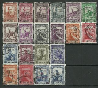 Angola 1938/1946 - 20 Portuguese Colonial Empire Stamps