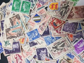 50 France Stamps - All Different Selection Of Stamps,  Off Paper