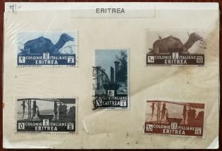 Eritrea Colonie Italiane 5 X Stamps