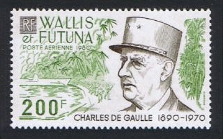 Wallis And Futuna 10th Death Anniversary Of Gen.  De Gaulle 1v Mnh Sg 364 Sc C104
