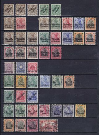 German Colonies 1899 - 1919,  215 Stamps
