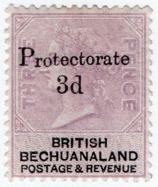 (i.  B) Bechuanaland Protectorate Revenue : Duty Stamp 3d On 3d Op