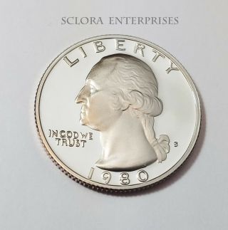 1980 S Washington Proof Quarter