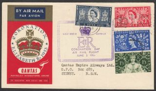 Great Britain,  1953 Coronation Illustrated Fdc.  Very Scarce 