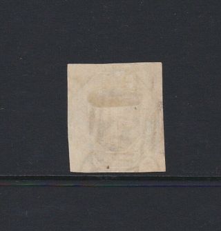 QUEEN VICTORIA ONE SHILLING EMBOSSED STAMP CUT SQUARE 1847 - 1854 2