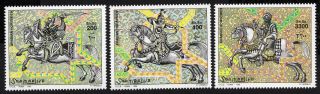 Somalia 1999 Complete Set Of Stamps Mi 739 - 741 Mnh Cv=14€