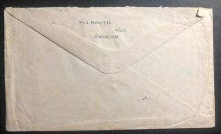 1944 Troops Field post India Censored Cover To Bletchley England 3