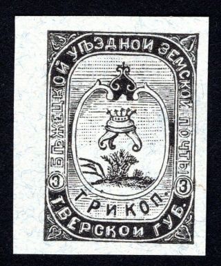Russian Zemstvo 1894 Bezhetsk Stamp Solovyov 22 Mh Cv=15$ Lot2