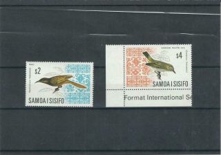 Samoa I Sisifo 1969 Mnh Birds Set See