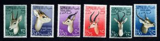 Somalia 1955 Complete Set Of Stamps Mi 306 - 311 Mnh Cv=12€