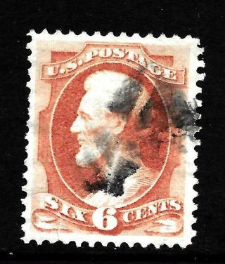 Hick Girl Stamp - Classic U.  S.  Sc 159 Xf.  Issue 1873 With Secret Mark Y608