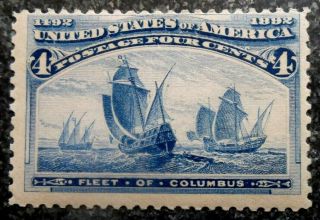 Buffalo Stamps,  Scott 233,  1893 Columbus Expo,  Nh/og & F/vf,  Cv = $165
