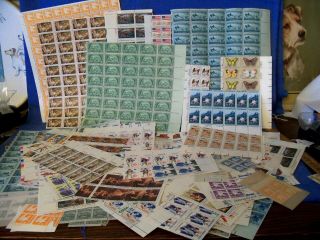 Us Postage Stamps Lot A $166 Face Nh Fabulous Value No Res