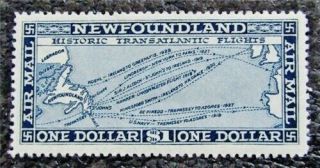 Nystamps Canada Newfoundland Stamp C11 Og H Un$130 Vf