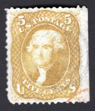 Usa 1861 Stamp Scott 67 Cv=850$