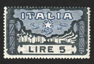 Italy 1923 5l Anniv.  Of Fascisti 