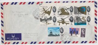 Gb Stamp First Day Cover 1965 Battle Of Britain Raf Base In Hong Kong Rares