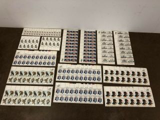 US STAMP LOT All 15 Cent $288 Face Value FV complete sheet fish einstein 3