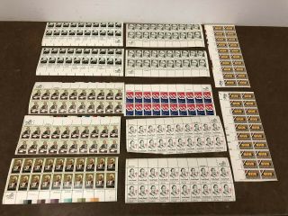US STAMP LOT All 15 Cent $288 Face Value FV complete sheet fish einstein 4