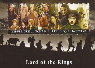Chad - 2018 Lord Of The Rings Movie - Two Stamp Sheet - 3b - 550