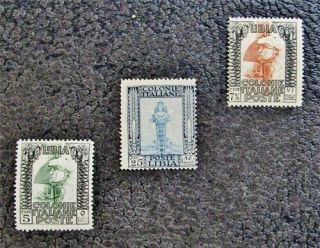 Nystamps Italy Libya Stamp 49 // 53 Og H $55