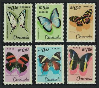 Venezuela Butterflies 6v Mnh Sg 1926 - 1931 Sc 886 - 888,  C905 - C907