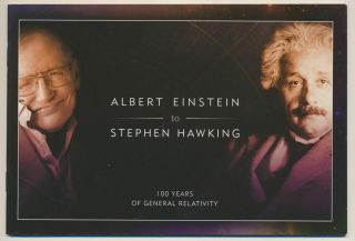 Great Britain Isle Of Man Einstein Hawking Prestige Booklet,  Stamps Mnh 2016