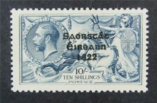 Nystamps British Ireland Stamp 58 Og H $230 Signed