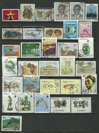 Angola 1975/1994 - 32 Stamps