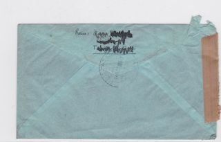 BOLIVIA 1947,  censored airmail cover to Austria,  VIA PANAGRA 2