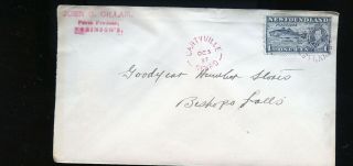1937 Newfoundland Advertising Cover With Cartyville Cancel Co810