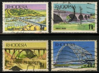 Rhodesia 1969 Scott 271 - 274 Set
