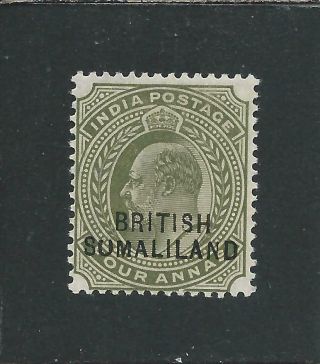 Somaliland 1903 4a Olive Sumaliland Error Sg 29b Cat £200