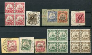 German Occupation Of Morocco Etc M&u Lot 74 Stamps