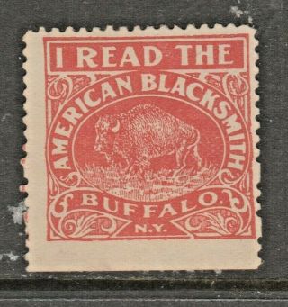 Usa Cinderella Stamp N 7 - 9 - - Buffalo Pan American - No Gum - Scarce