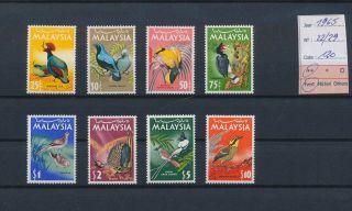 Lk65866 Malaysia 1965 Birds Animals Fine Lot Mnh Cv 120 Eur