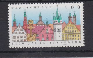 West Germany Mnh Stamp Deutsche Bundespost 1997 Straubing 1100th Anniv Sg 2763