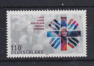 West Germany Mnh Stamp Deutsche Bundespost 1997 Caritas Verband Sg 2824