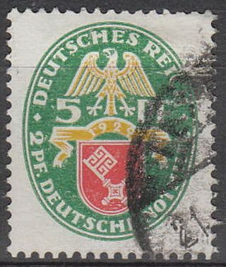 Stamp Germany Reich Mi 430 Sc B28 1928 Coats Of Arms Bremen Charity Empire