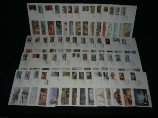 The History Of Ww2 Marshall Islands First Day Covers X 53 Different.  (attractive)