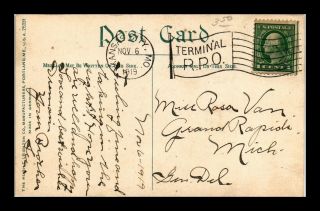 Dr Jim Stamps Us Kansas City Missouri Terminal Rpo Railroad Post Office Postcard